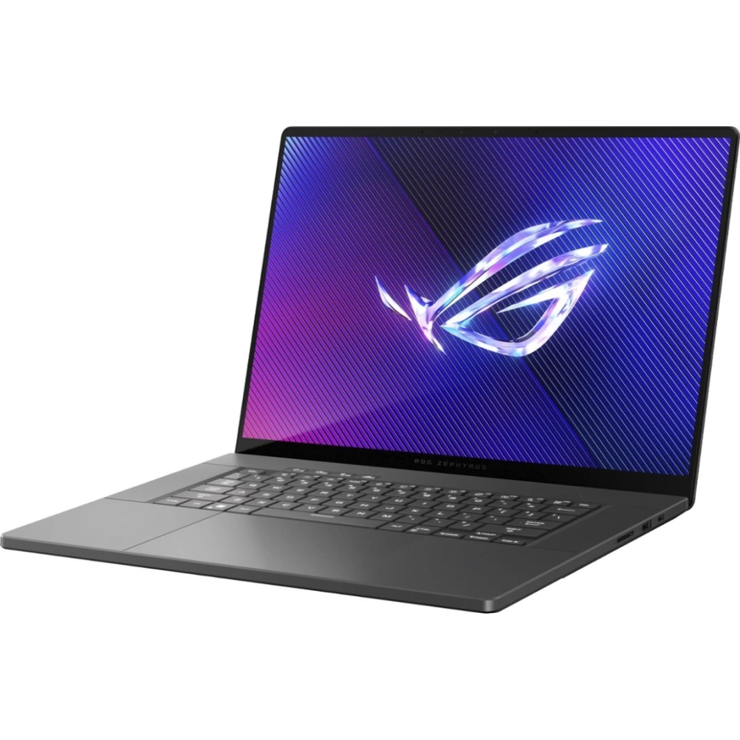 ASUS ROG Zephyrus G16 (2024) GU605MI Intel Core Ultra 9 AI Boost NPU 16-Core مع Nvidia RTX 4070 8GB وشاشة OLED بدقة 2.5K بمعدل تحديث 240 هرتز - Eclipse Grey