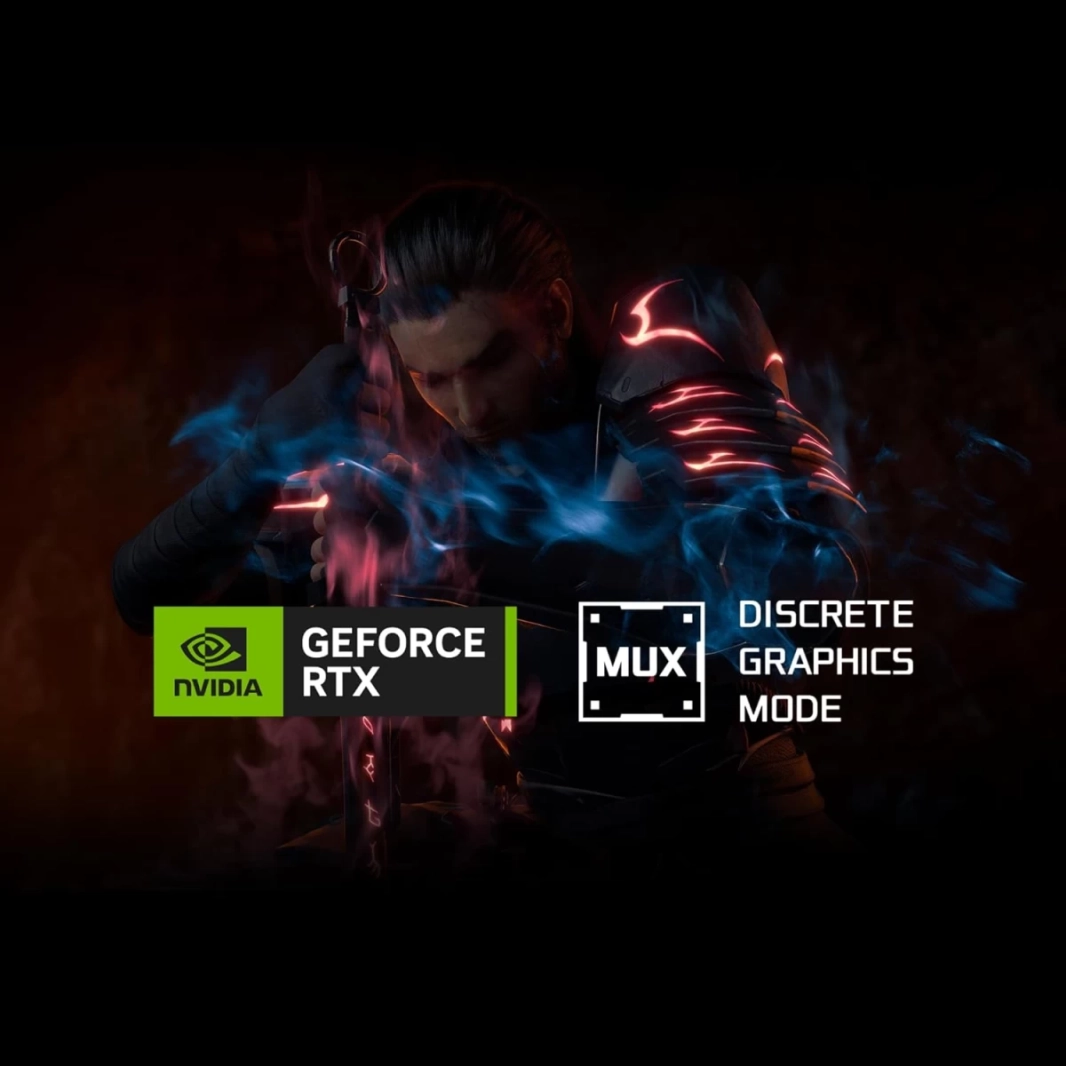 MSI Katana A17 AI (2024) تجارب جديدة مدعمة بالذكاء الاصطناعي من الجيل الثامن من AMD Ryzen™ 9 8945HS ثماني النواة مع Nvidia RTX 4070 8GB DDR6 وشاشة بمعدل تحديث 144 هرتز - أسود