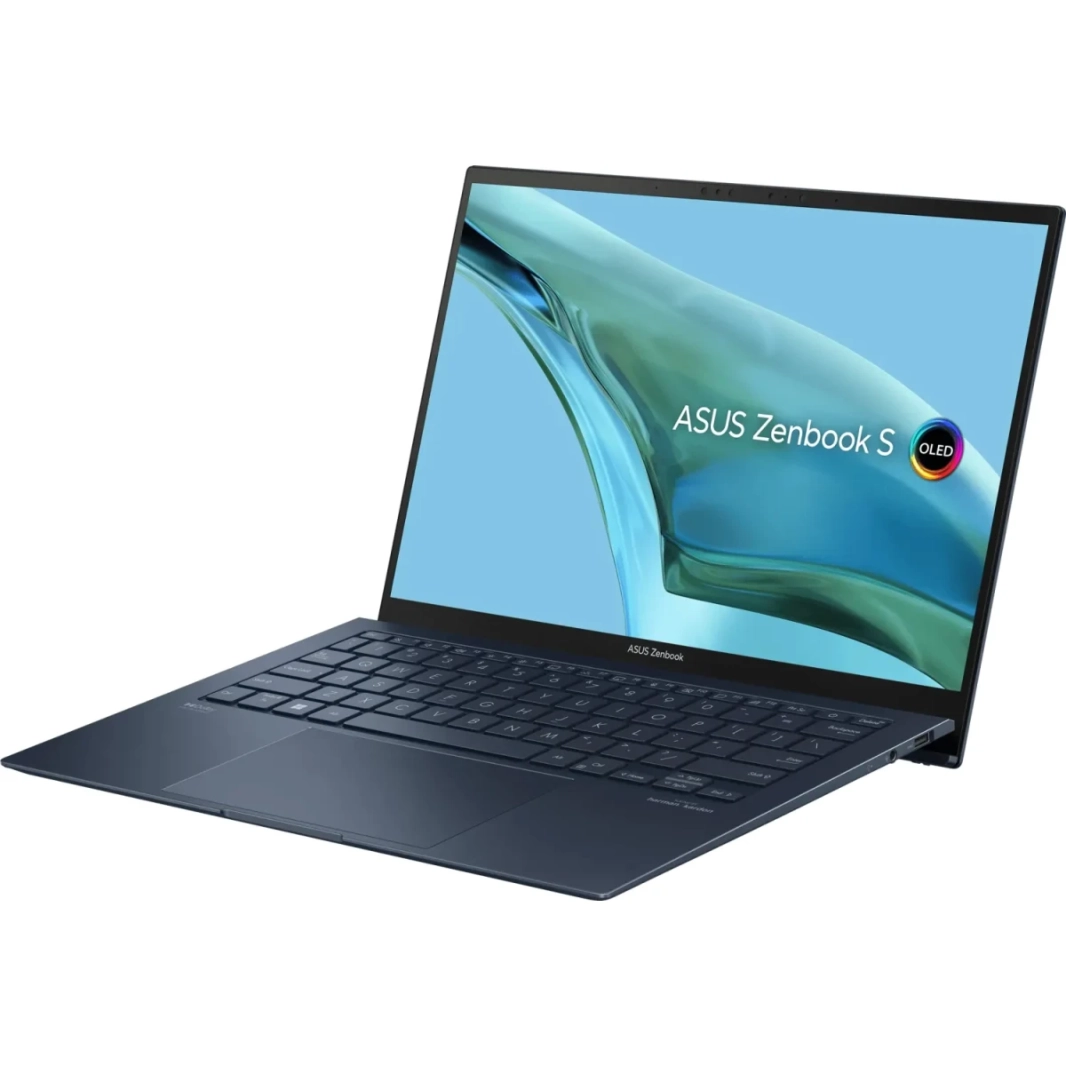 ASUS Zenbook S 13 OLED (2024) UX5304MA Intel Core Ultra 7 12-Cores مع شاشة OLED فائقة الخفة 1 كجم و3K، أزرق