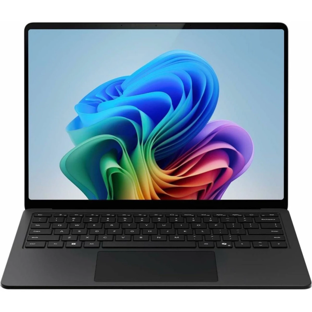 كمبيوتر Microsoft Surface Laptop Copilot+ PC الجديد (الإصدار السابع) 2024 Snapdragon X Plus 10-Cores AI-Accelerated تصميم أنيق وعصري مع شاشة 2.3K 120Hz - أسود