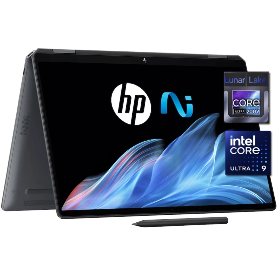 HP OmniBook Ultra Flip (2024) 14-fh0005ne NEW Intel Core Ultra 9 Gen II 288V EVO Next Gen AI w/ 2.8K OLED 120Hz 360° Touch Display - Eclipse Gray