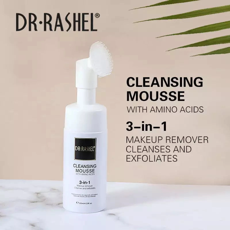 Dr.Rashel Amino Acid Cleansing Mousse Bubble Freckles Makeup Removal Facial Cleanser - 125ml
