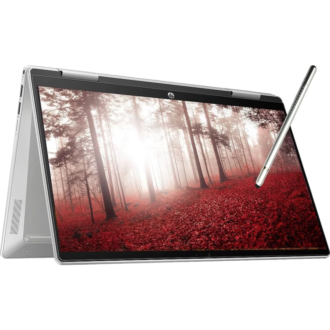 HP Pavilion x360 NEW 14-ek1000ne ​​13Gen Intel Core i3 6-Cores 2-in-1 Touch Screen - فضي