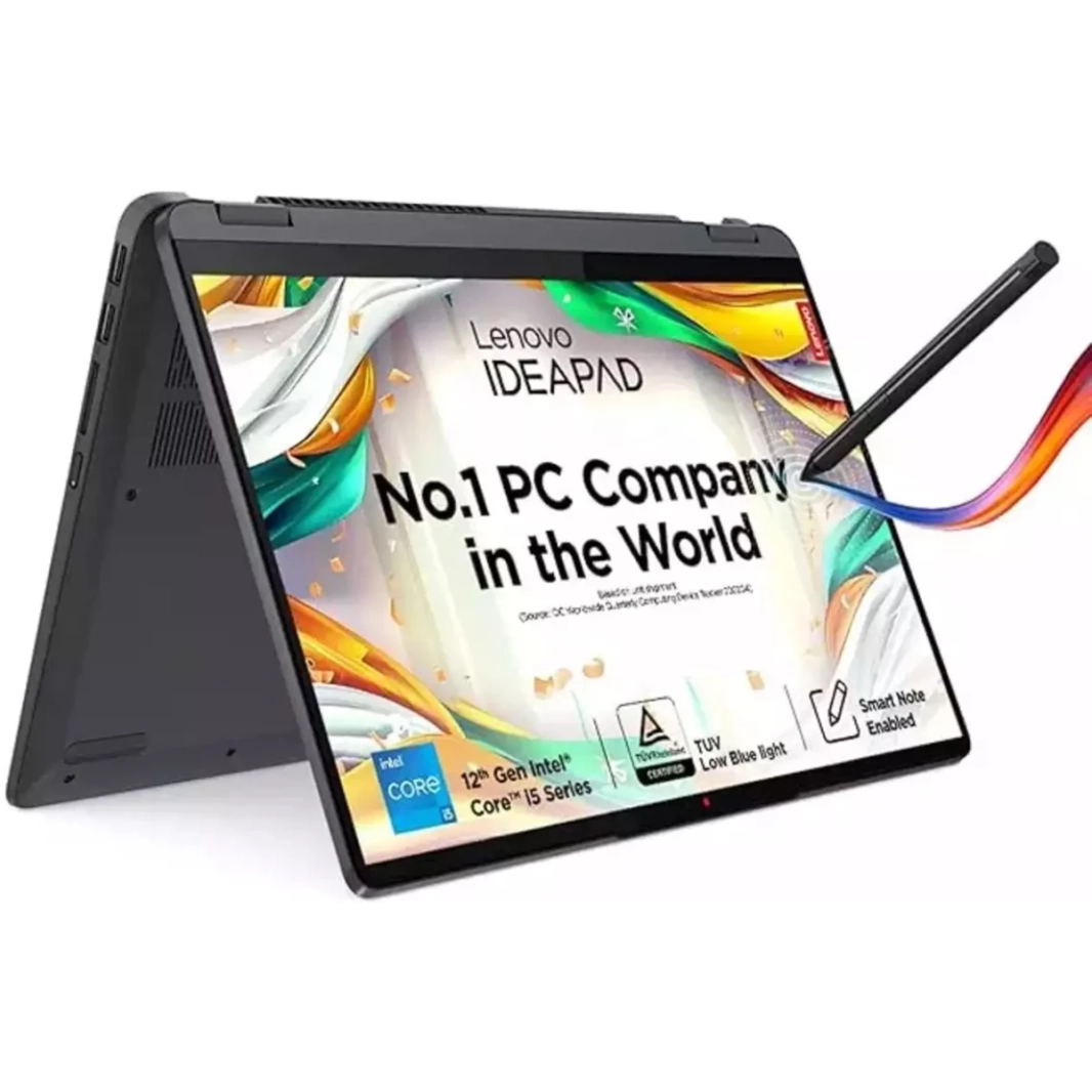 Lenovo NEW Flex 5 (2023) 12Gen Intel Core i7 10-Cores 2-in-1 Stylish & Dynamic Design w/ 360° Touch Display - Storm Grey