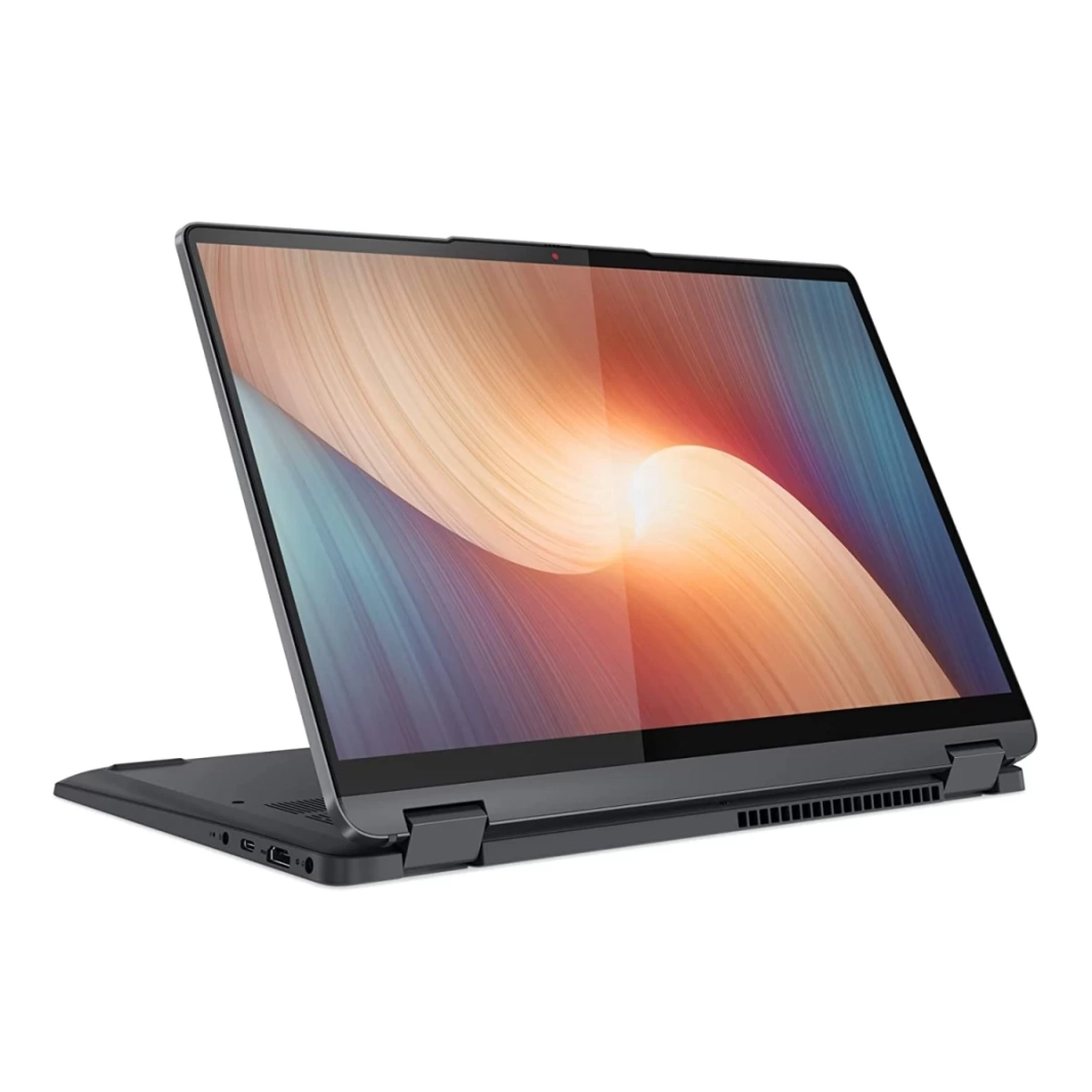 جهاز Lenovo NEW Flex 5 (2023) 12Gen Intel Core i7 10-Cores 2-in-1 بتصميم أنيق وديناميكي مع شاشة تعمل باللمس بزاوية 360 درجة - Storm Grey