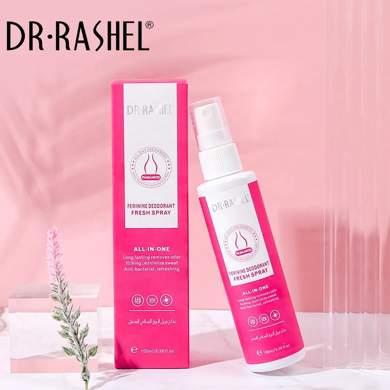 Dr.Rashel  PH-Balanced Feminine Deodorant Fresh Spray All-In-One - 100ml