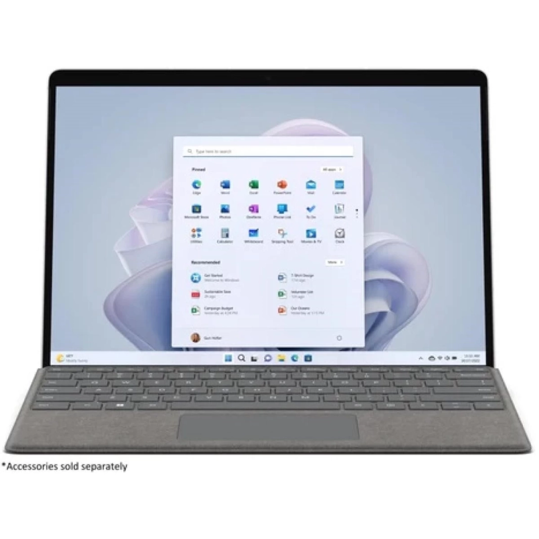 Microsoft Surface Pro 10 (2024) Intel Core Ultra 7 12-Cores AI-Powered 2-in-1 Touch (256GB/16GB) مع شاشة 2.8K 120Hz وسعة تخزين 256 جيجابايت - Platinum
