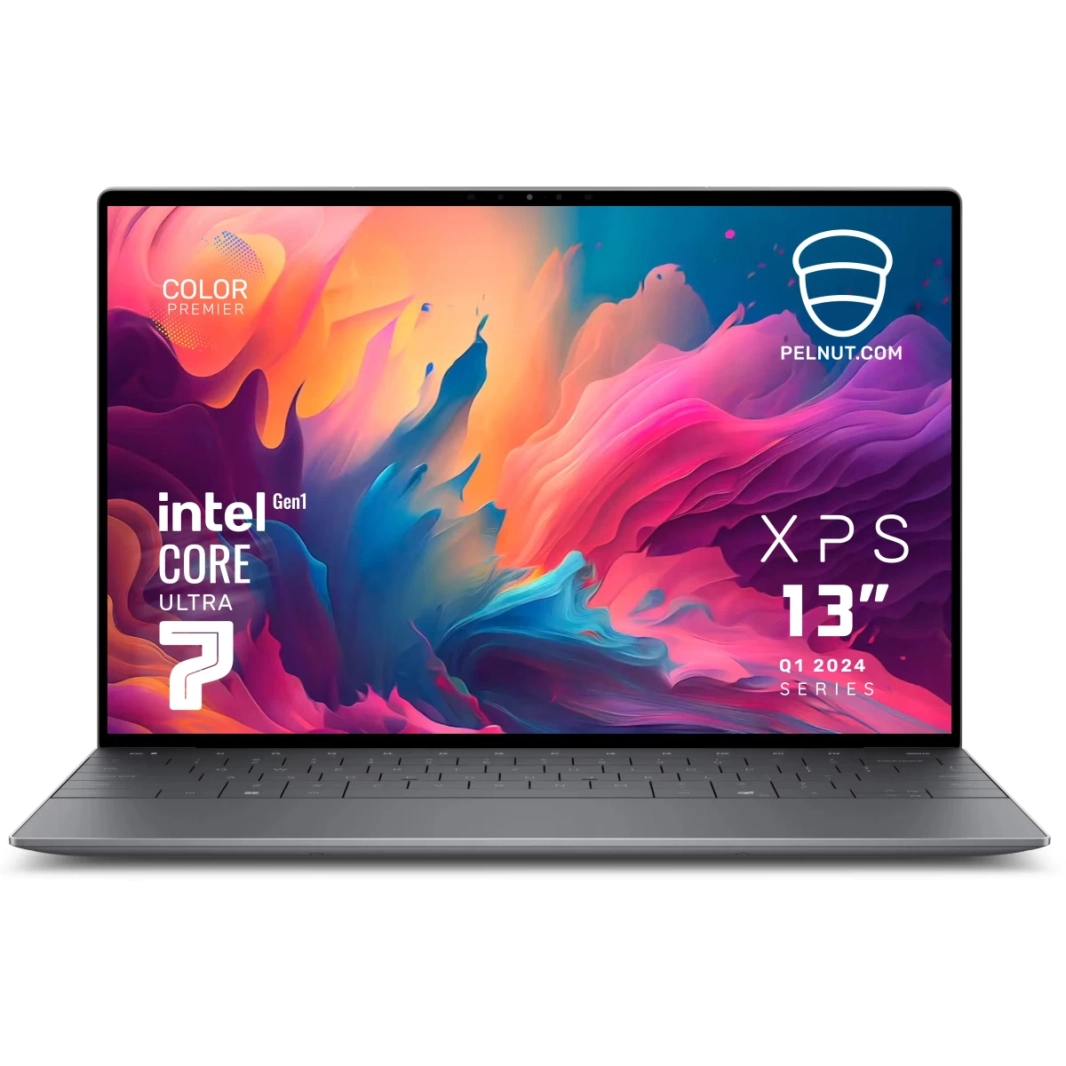 DELL XPS 13 (2024) 9340 Intel Core Ultra 7 H-Serise Evo Edition Powerful 16-Cores Thinnest & Lightest XPS w/ Intel® AI Ready - Graphite