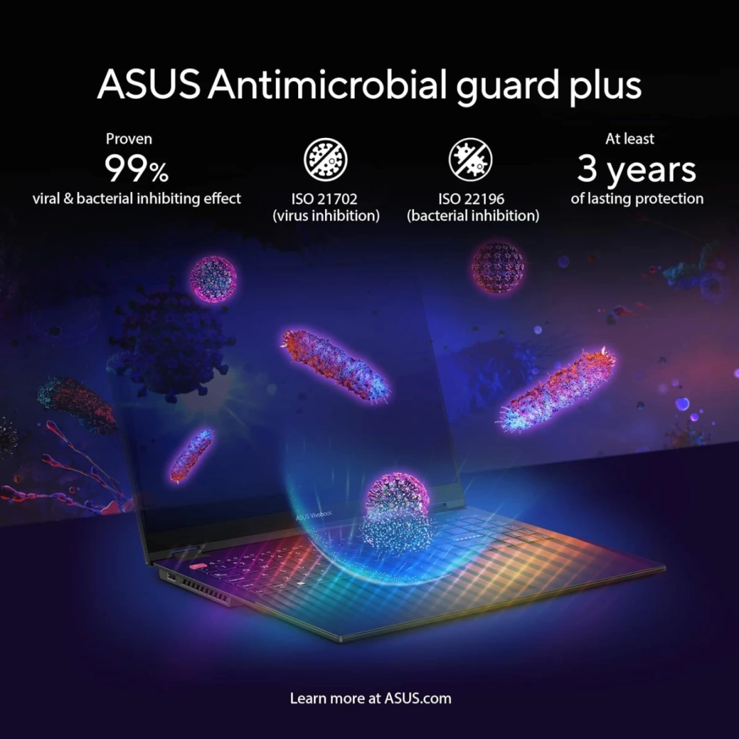 ASUS Vivobook S 16 Flip (2023) TP3604VA جديد 13Gen Intel Core i5 10-Cores Touch Laptop 2-in-1 Military-Grade Tough - Midnight Black