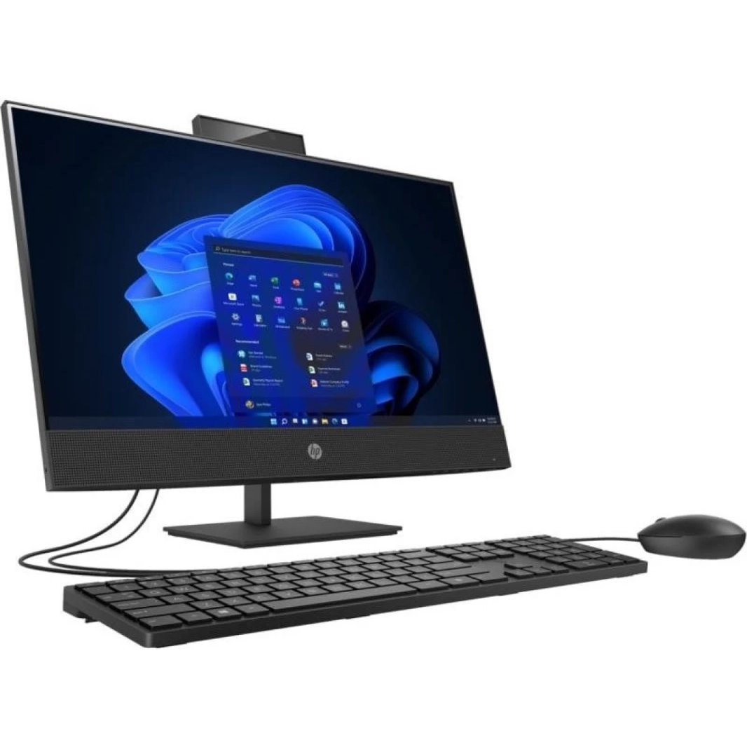 كمبيوتر HP ProOne 440 G9 Professional All-in-One (2023) الجديد بمعالج Intel Core i5 من الجيل الثالث عشر و14 نواة وشاشة IPS Full HD مقاس 24 بوصة وضمان لمدة 3 سنوات - أسود