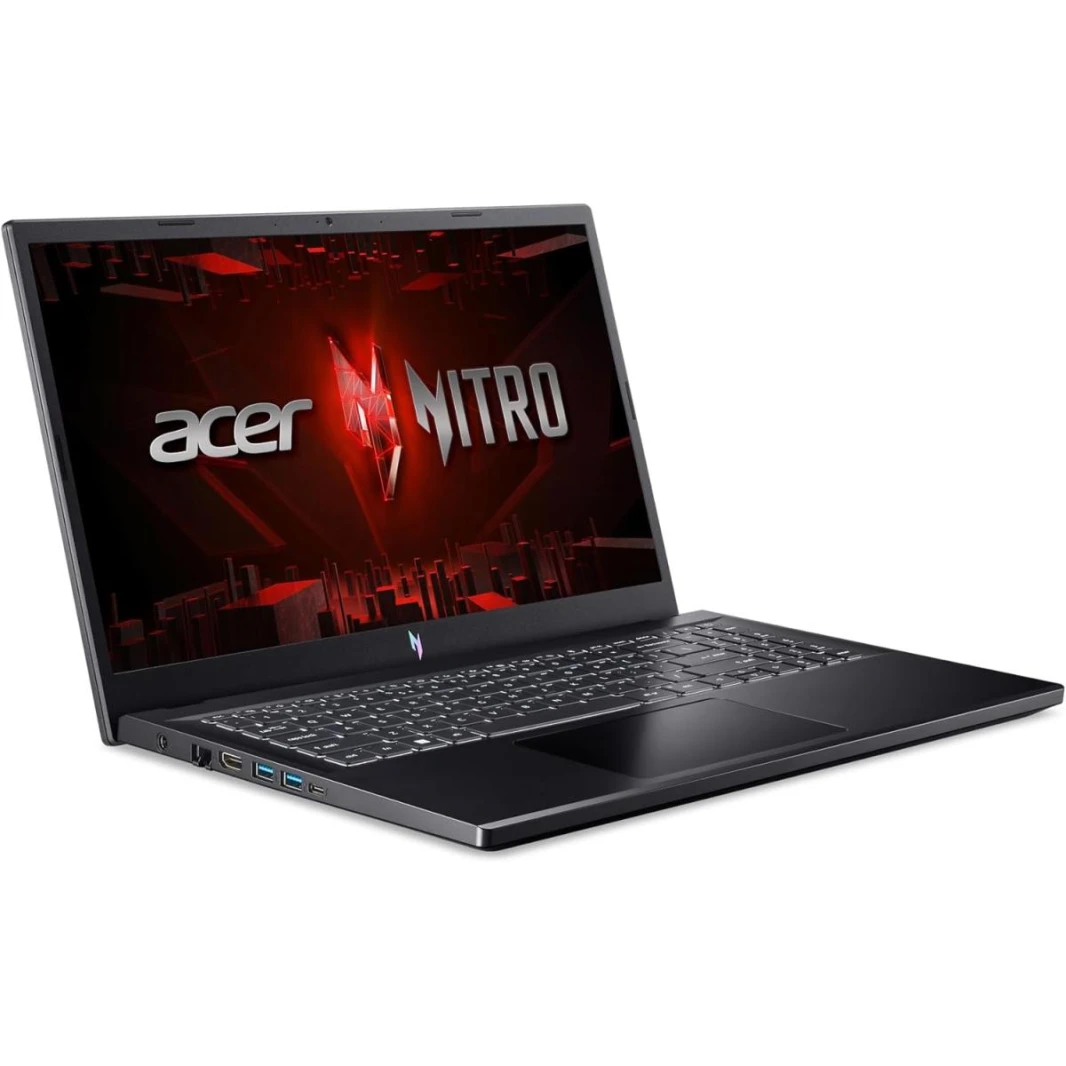 كمبيوتر محمول ACER NITRO V15 الجيل الثالث عشر Intel® Core i7-13620H 4.90 جيجاهرتز NVIDIA GeForce RTX 4060 8GB 16GB-DDR5 شاشة 15.6 بوصة IPS FHD 144 هرتز - Windows 11 Home