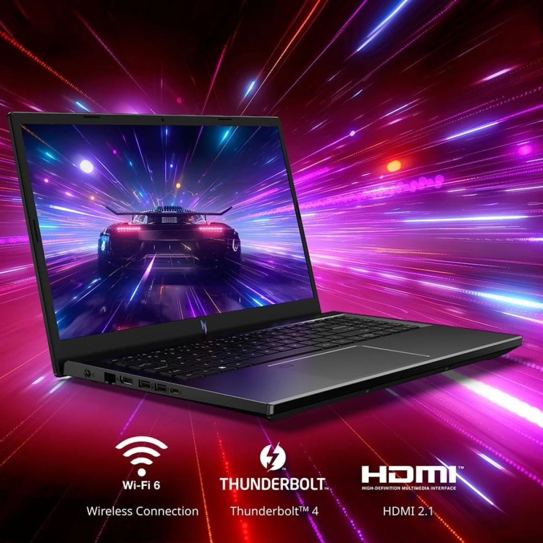 Laptop ACER NITRO V15 13TH GEN Intel® Core i7-13620H 10-Cores 4.90 GHz NVIDIA GeForce RTX 2050 4GB 16GB-DDR5 15.6" IPS  FHD 144Hz Display - Windows 11 Home
