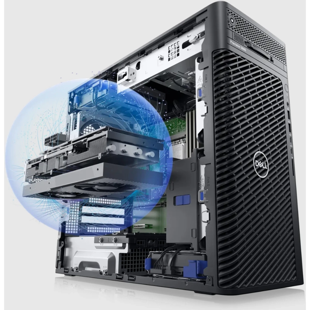 Dell Precision 3680 Tower Workstation (2024) 14Gen Intel Core i9 K-Series 24-Cores For Designing, Editing & Even Gaming w/ Upgradable Graphic Card & 3 Years Warranty - Black