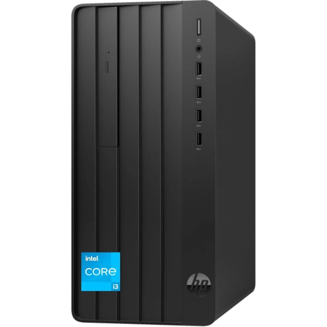 كمبيوتر مكتبي HP Pro Tower 290 G9 Intel Core i3-13100، 8 جيجابايت DDR4-3200 ميجاهرتز، 512 جيجابايت SSD (لاسلكي - بلوتوث مدمج) | الجيل الثالث عشر