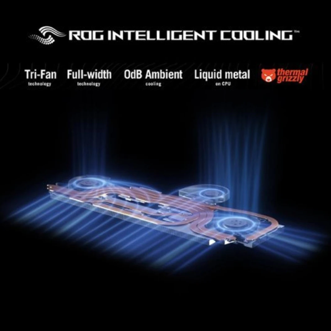 كمبيوتر محمول ASUS ROG Flow X16 معالج Intel® Core™ i9-13900H من الجيل الثالث عشر، 14 نواة، وحدة معالجة الرسوميات NVIDIA® GeForce RTX™ 4070، 321 AI TOPs، شاشة ROG Nebula تعمل باللمس 360° QHD+ بمعدل تحد