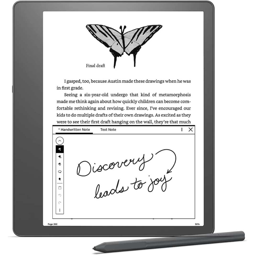 Amazon NEW Kindle Scribe E-Reader (2022) 16GB Storage Reading & Writing w/ 10.2" Display & Premium Pen - Gray