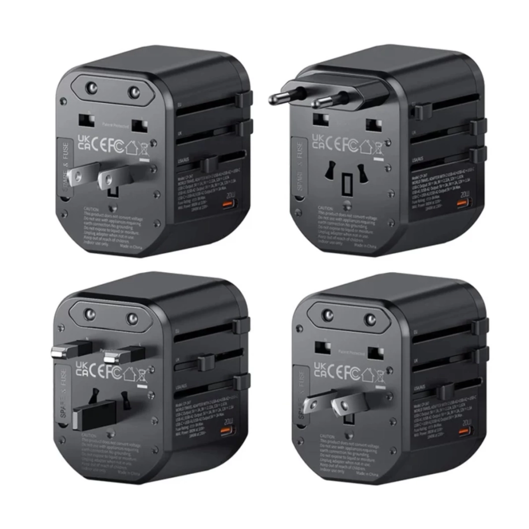 محول سفر عالمي PD 33 وات CP-4290 PD من Mcdodo - أسود
