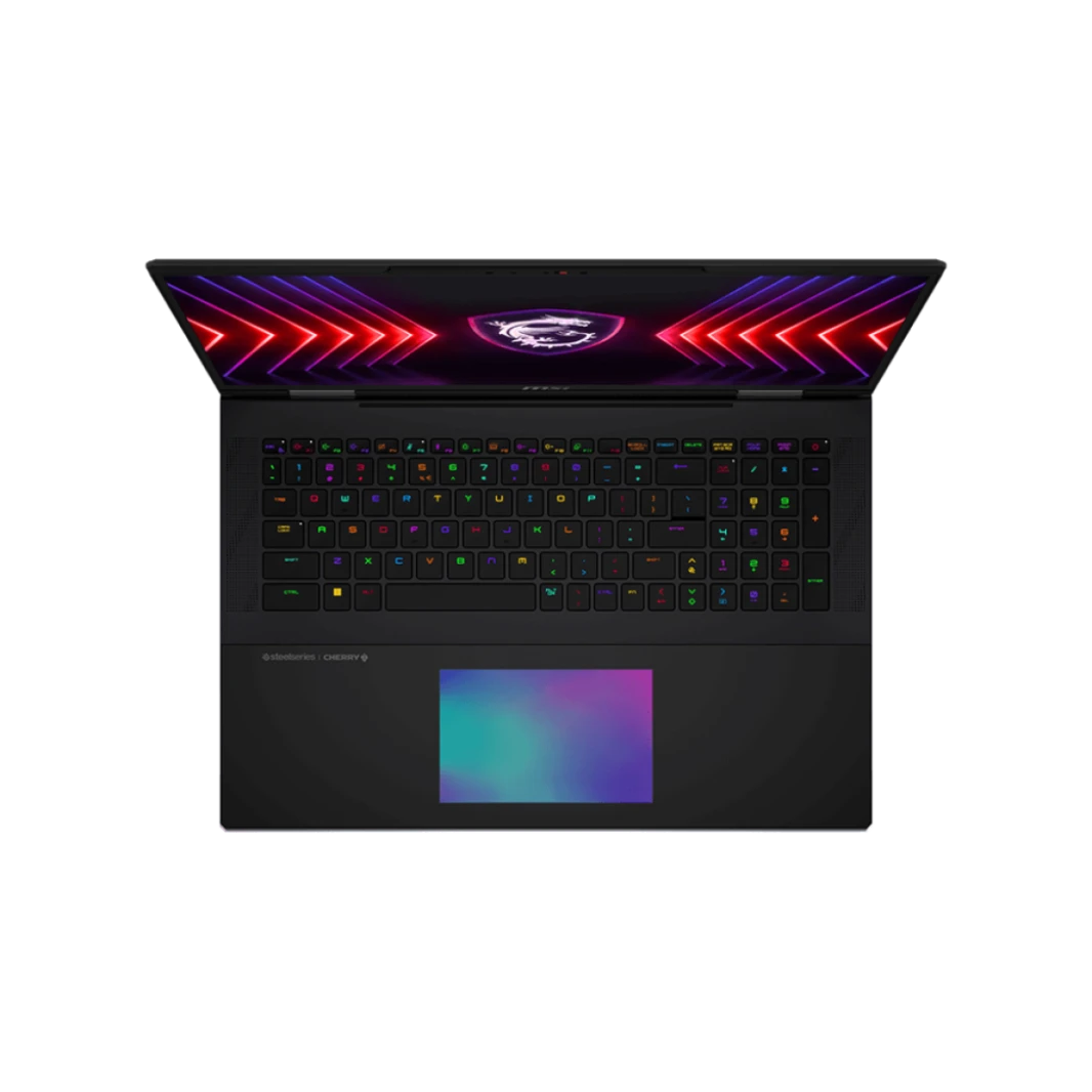 كمبيوتر محمول MSI Titan 18 HX A14VIG للألعاب | Intel Core i9-14900HX NVIDIA RTX 4090 16GB DDR6 18" UHD+ MiniLED 120Hz IPS Mechanical KB SteelSeries ضمان لمدة عامين