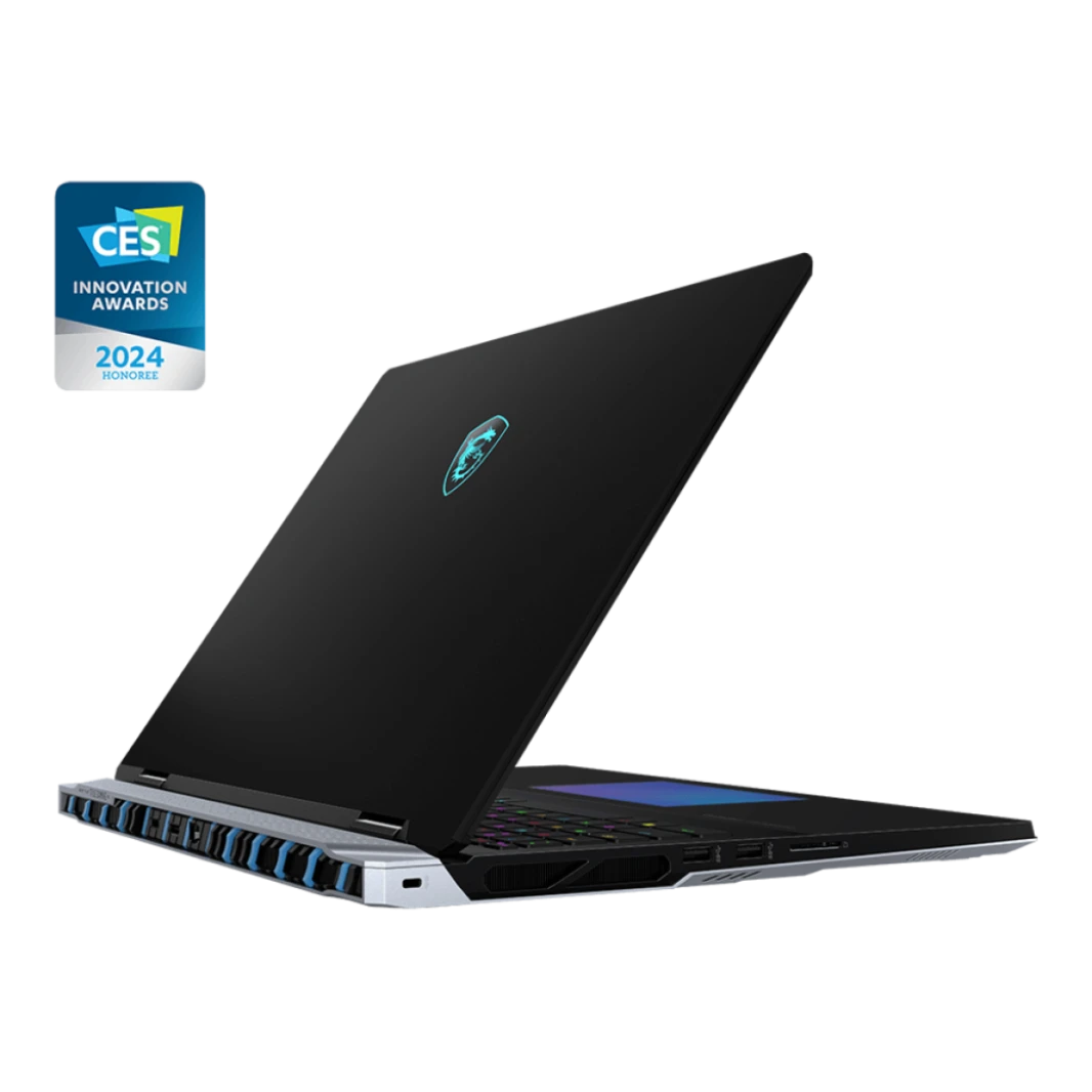كمبيوتر محمول MSI Titan 18 HX A14VIG للألعاب | Intel Core i9-14900HX NVIDIA RTX 4090 16GB DDR6 18" UHD+ MiniLED 120Hz IPS Mechanical KB SteelSeries ضمان لمدة عامين