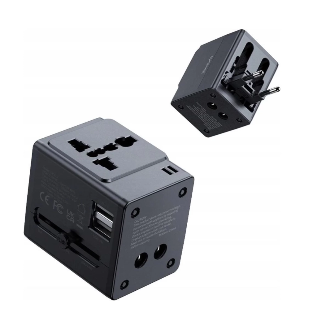 محول سفر عالمي للشحن السريع CP-4120 2.1A من Mcdodo