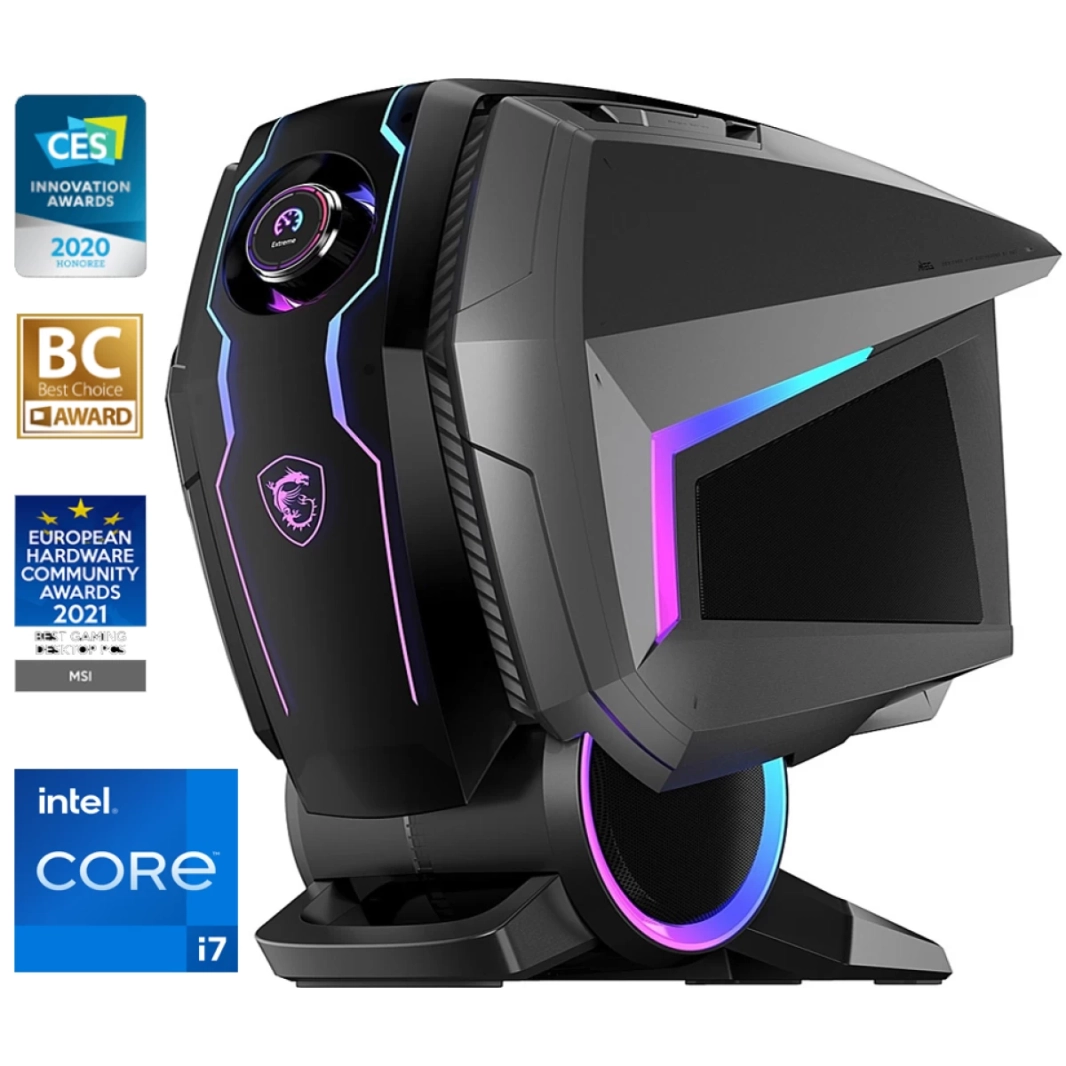 MSI MEG AEGIS TI5 (043) Gaming Desktop 12Gen Intel Core i7 K-Series 12-Cores w/ Nvidia RTX 3080TI & Liquid Cooler