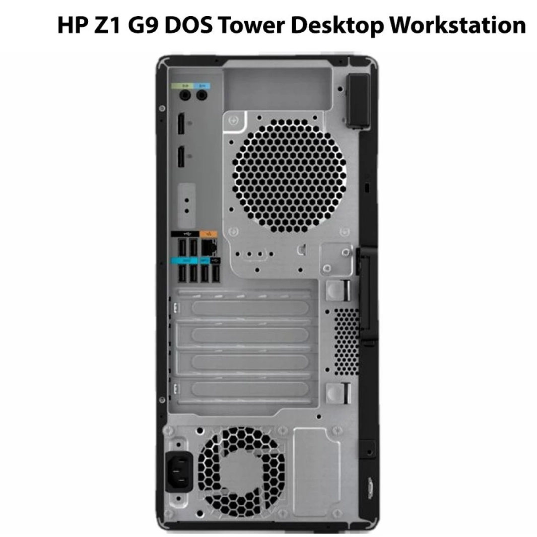 محطة عمل HP Z1 G9 (2023) Intel Core i7 من الجيل الثالث 16-Cores للتصميم والتحرير وحتى الألعاب مع Nvidia RTX 3050 6GB - أسود