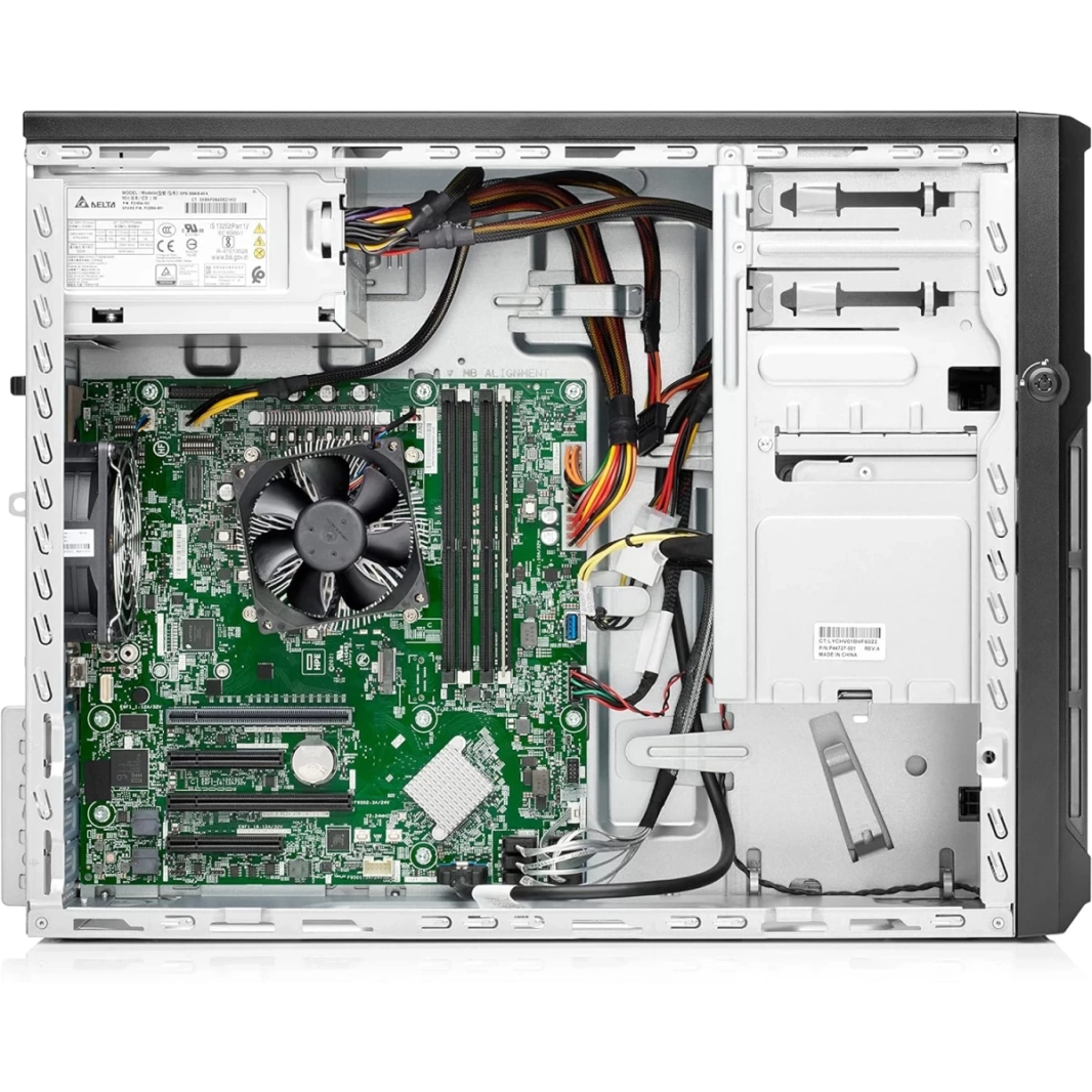 برج أداء HPE ProLiant ML30 Gen10 Plus Intel Xeon E-2314 حتى 4.5 جيجاهرتز 4 أنوية مع ذاكرة 16 جيجابايت و2x 960 جيجابايت HPE Enterprise SSD