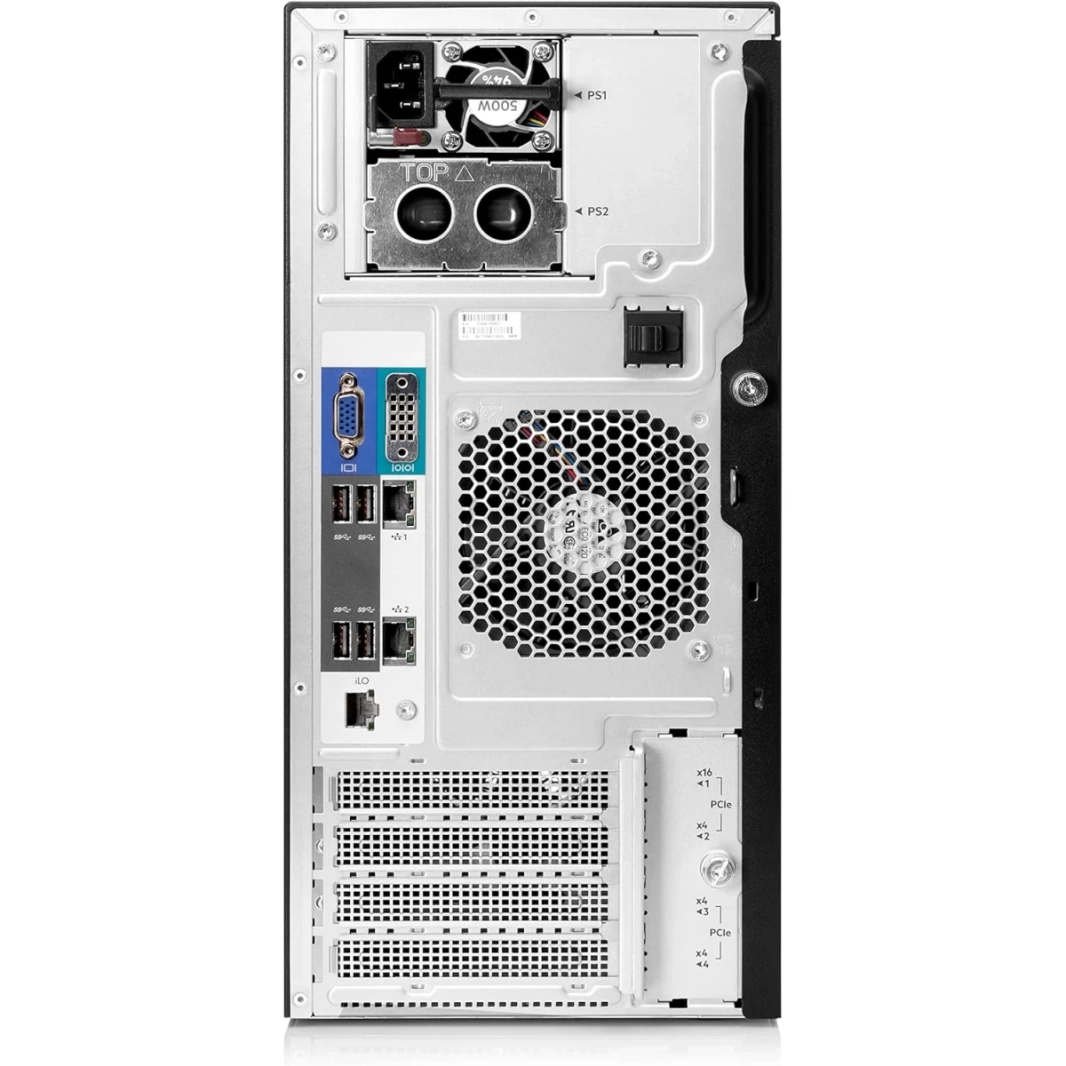 برج أداء HPE ProLiant ML30 Gen10 Plus Intel Xeon E-2314 حتى 4.5 جيجاهرتز 4 أنوية مع ذاكرة 16 جيجابايت و2x 960 جيجابايت HPE Enterprise SSD