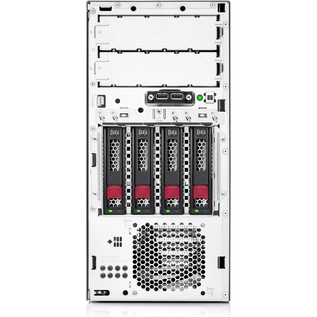 برج أداء HPE ProLiant ML30 Gen10 Plus Intel Xeon E-2314 حتى 4.5 جيجاهرتز 4 أنوية مع ذاكرة 16 جيجابايت و2x 960 جيجابايت HPE Enterprise SSD