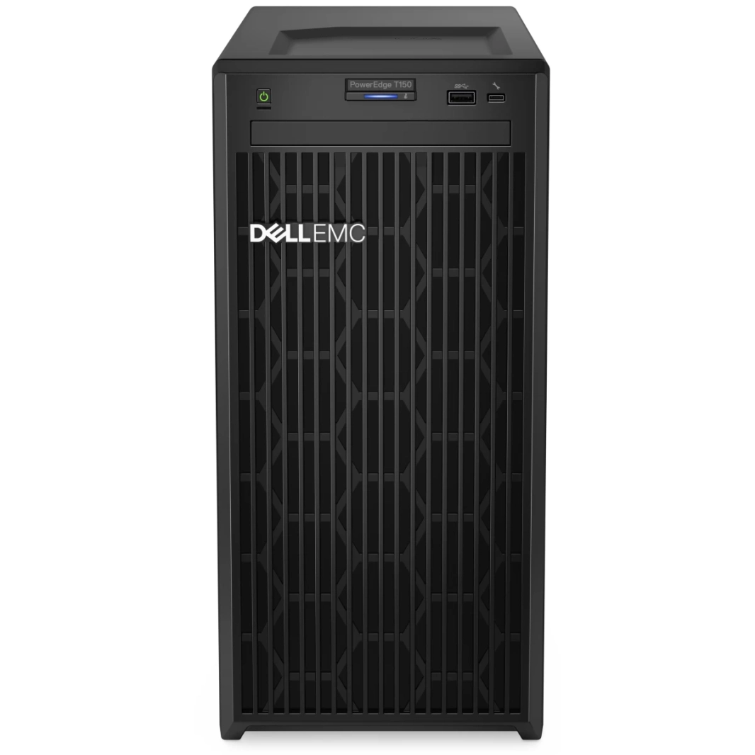 برج Dell PowerEdge T150 Intel Xeon E-2314G بتردد يصل إلى 4.5 جيجاهرتز و4 أنوية مع ضمان لمدة 3 سنوات