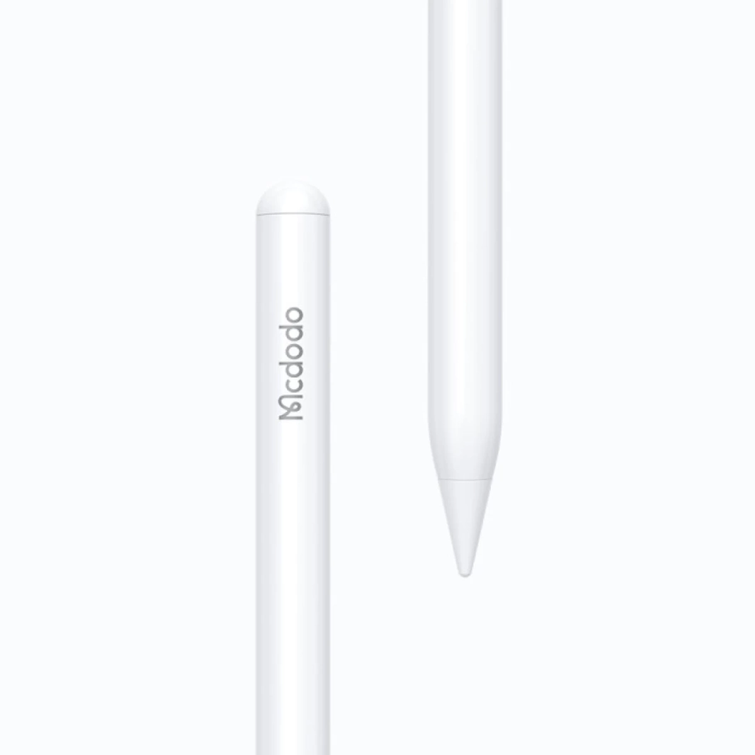 قلم MCDODO PN-8921 Stylus لأجهزة iPad (مع كابل شحن مغناطيسي) - أبيض