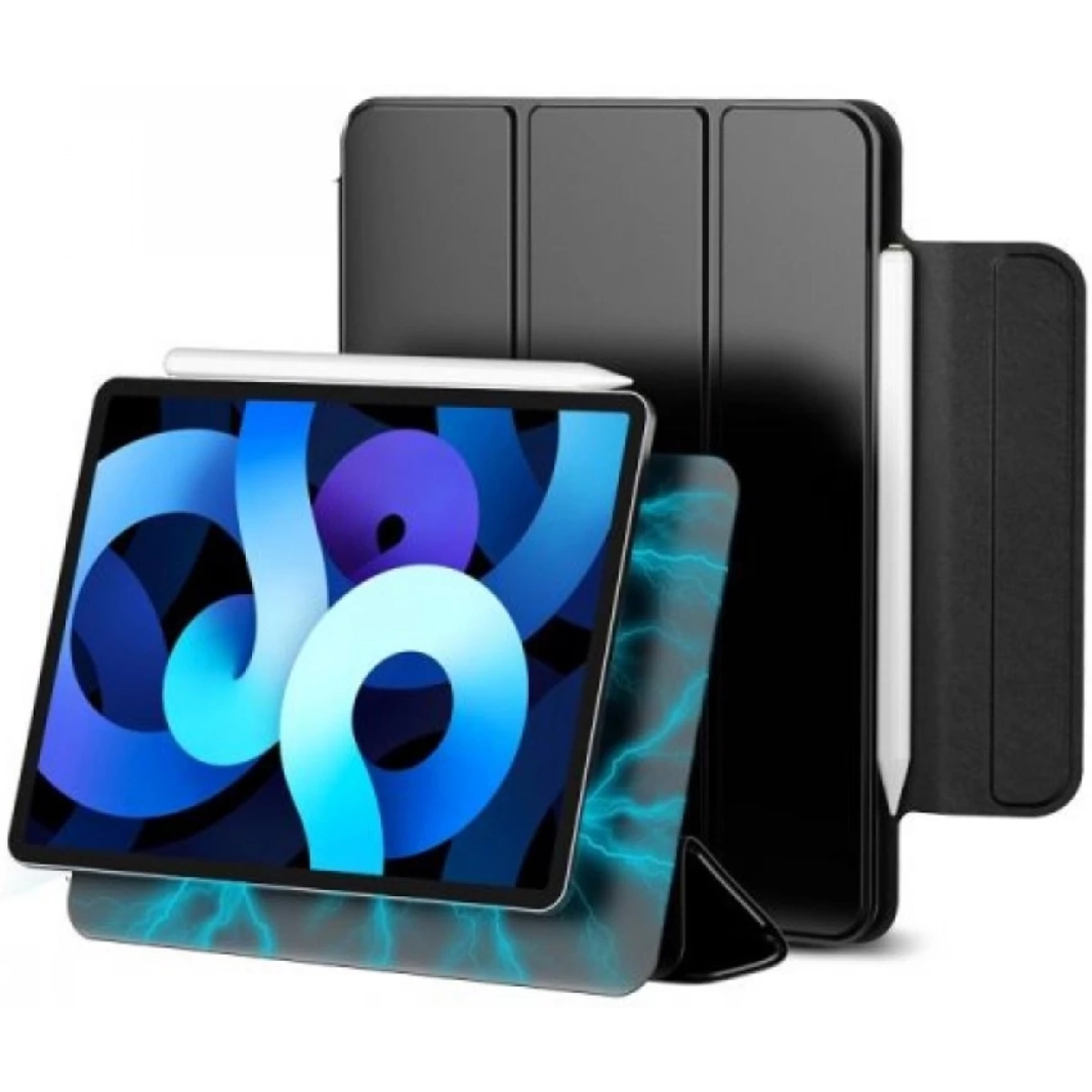 غطاء حماية ذكي من Choetech لجهاز Apple iPad مقاس 12.9 بوصة لجهاز iPad 12.9 (أسود)