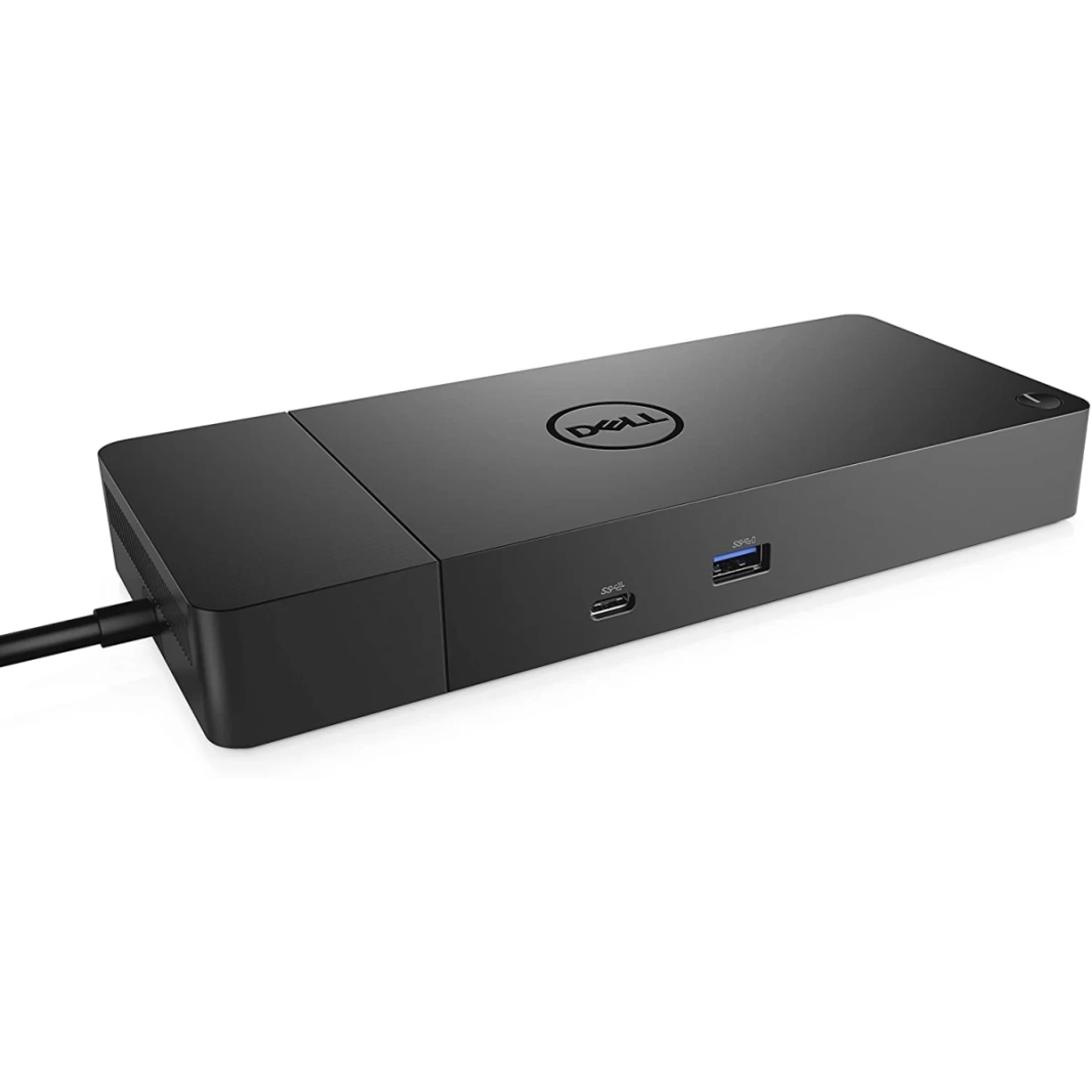 محطة إرساء Dell WD19S بقدرة 180 واط (أجهزة كمبيوتر محمولة غير Dell بقدرة 90 واط) مزودة بمنفذ USB-C وHDMI ومنفذ DisplayPort مزدوج