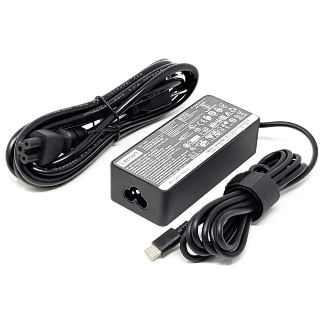 محول تيار متردد قياسي بقوة 65 واط من لينوفو (USB Type-C) - المملكة المتحدة