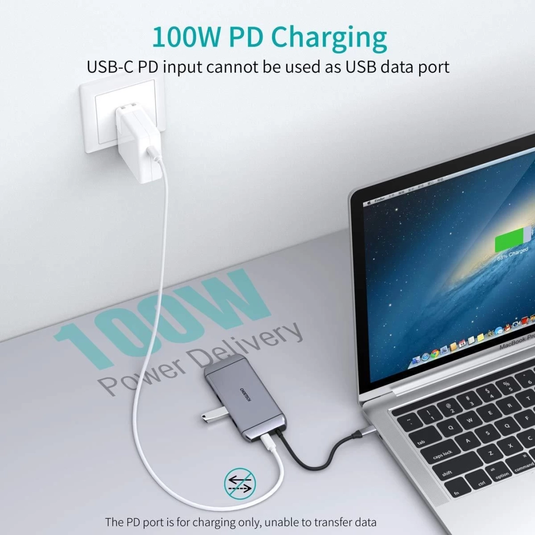 CHOETECH HUB-M15 9 in 1 USB-C 3.0 Docking Station Type C