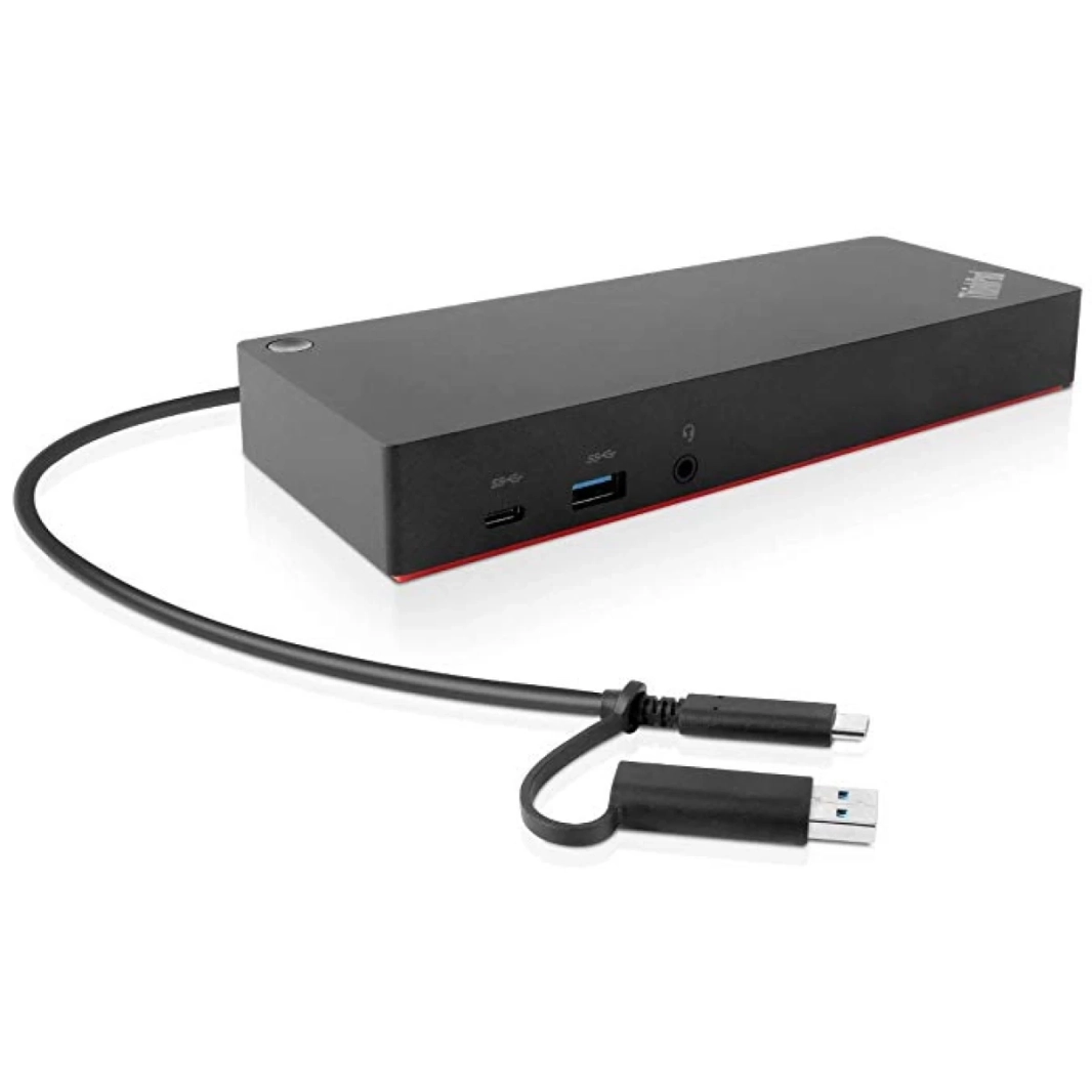 Lenovo ThinkPad Hybrid USB-C Docking Station Provides 135W Power Delivery USB/Type-c Dual interface