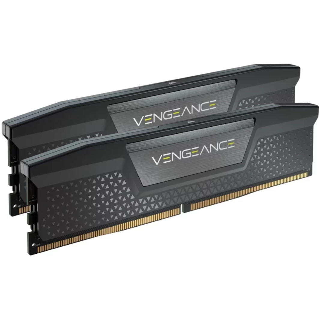 ذاكرة الوصول العشوائي للكمبيوتر الشخصي CORSAIR Vengeance 64GB (2 x 32GB) 288-Pin DDR5 5200 (PC5 41600) طراز ذاكرة سطح المكتب - أسود