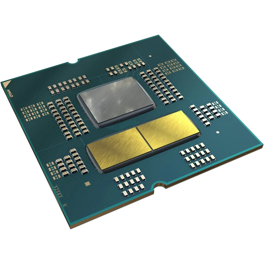 معالج AMD RYZEN 7 7800X3D ثماني النواة بسرعة 4.2 جيجاهرتز (5.0 جيجاهرتز كحد أقصى) وذاكرة تخزين مؤقتة 96 ميجابايت AM5 لسطح المكتب، علبة