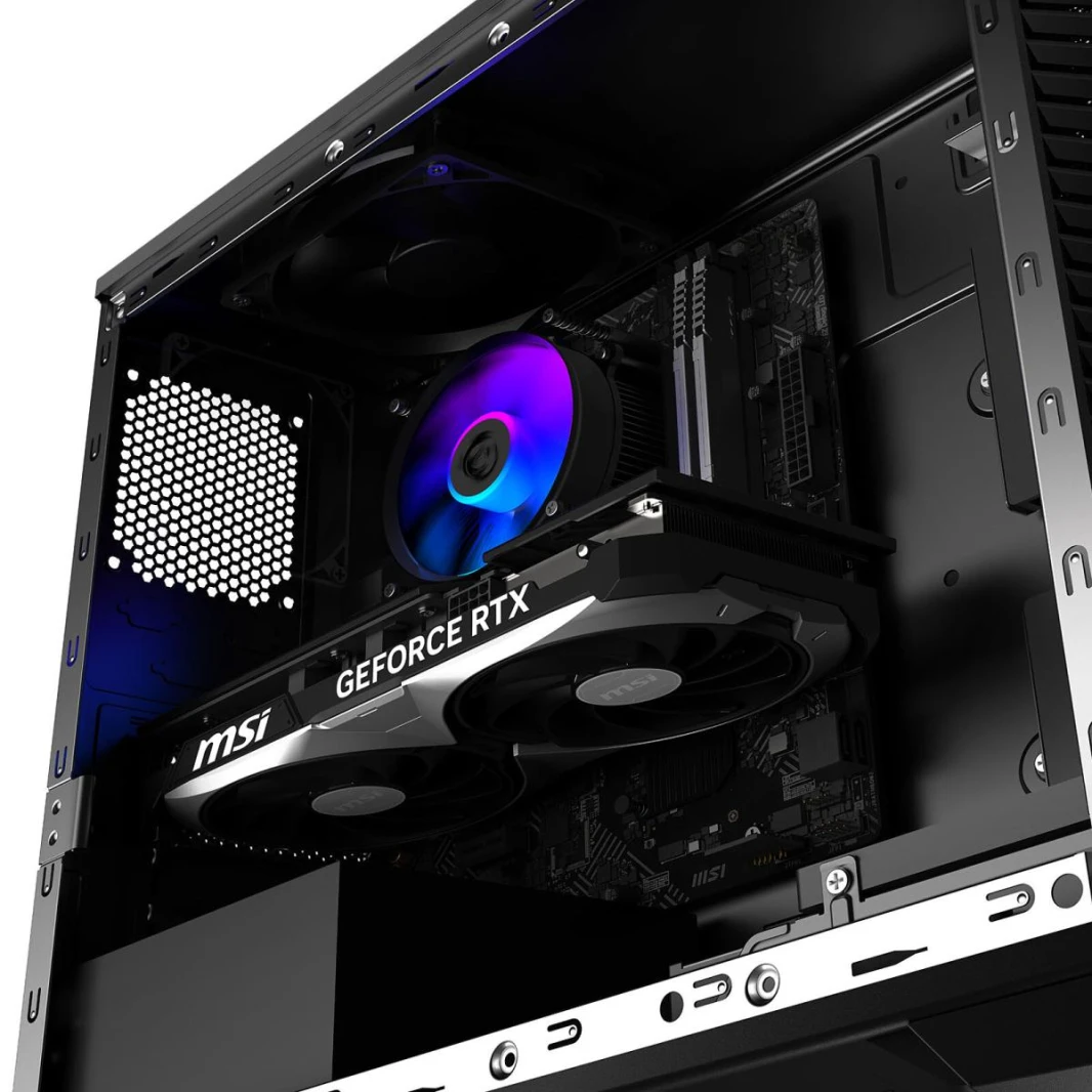 MSI MAG Infinite S3 Desktop Gaming Intel® Core™ i5-14400F Up to 4.7 GHz Processor 10-Cores Nvidia GeForce RTX™ 4060 Ti VENTUS 2X BLACK 8GB OC - 2 Years Warranty