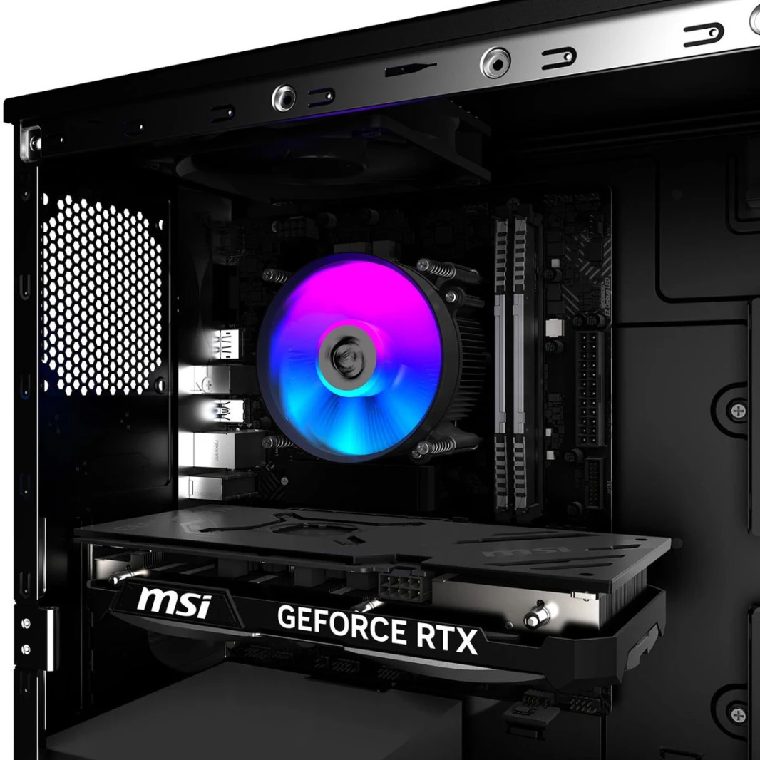 MSI MAG Infinite S3 Desktop Gaming Intel® Core™ i5-14400F Up to 4.7 GHz Processor 10-Cores Nvidia GeForce RTX™ 4060 Ti VENTUS 2X BLACK 8GB OC - 2 Years Warranty