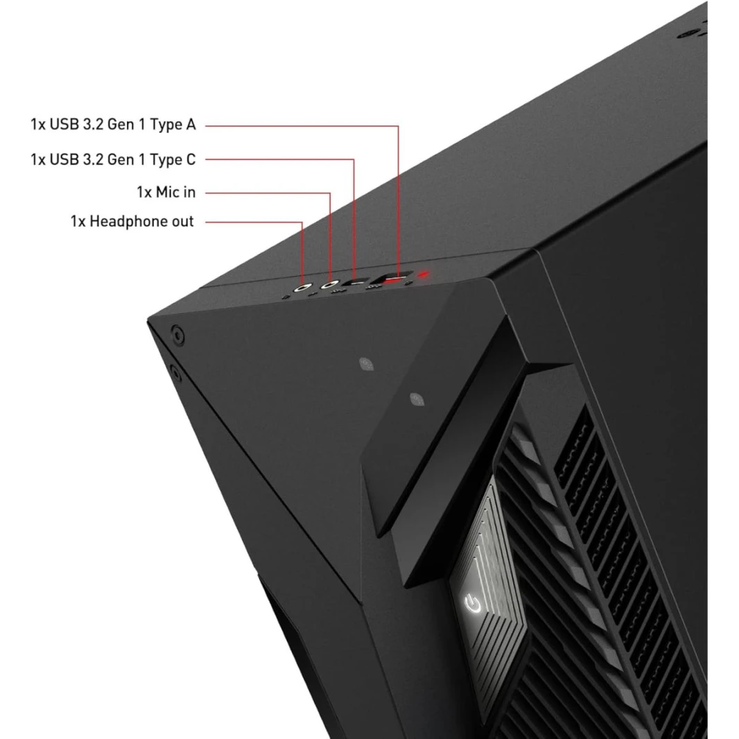 MSI MAG Infinite S3 Desktop Gaming Intel® Core™ i5-14400F Up to 4.7 GHz Processor 10-Cores Nvidia GeForce RTX™ 4060 Ti VENTUS 2X BLACK 8GB OC - 2 Years Warranty