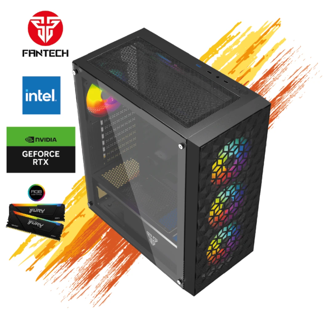 GTS 16 Gaming  Desktop |Intel® Core™  I5-14400F 10 Core , GeForce RTX 4060 8GB 3X Fan GDDR6 , 16 DDR4 3733Mhz , 1TB NV2 SSD - 14th Generation