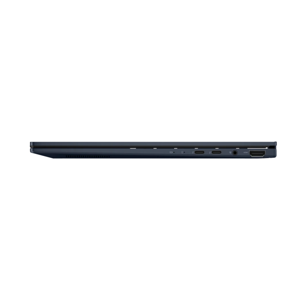 كمبيوتر محمول Asus Zenbook 14 OLED بمعالج Intel® Core™ Ultra 9 185H - السلسلة 1 | شاشة OLED تعمل باللمس مقاس 14 بوصة بدقة 3K رفيعة وخفيفة | Ponder Blue | نظام التشغيل Windows 11 Home مع قلم وحافظة