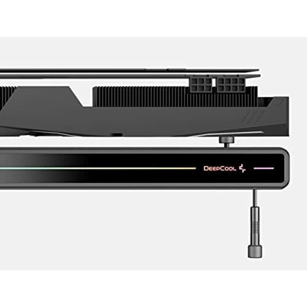 دعامة دعم وحدة معالجة الرسومات Deepcool ST500 ARGB بتصميم ثلاثي المحاور قابل للتعديل وعمود دعم