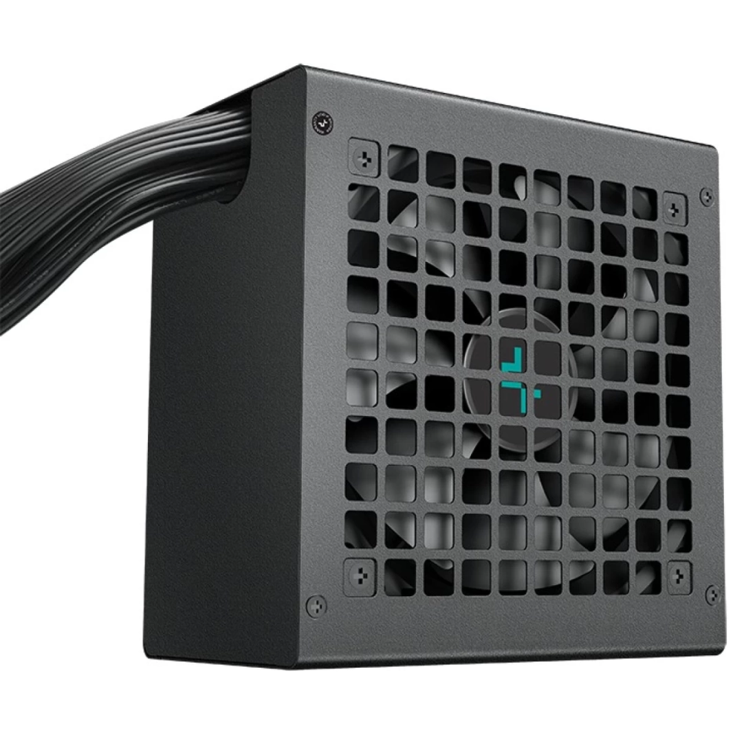 مروحة Deepcool PL650D 80 PLUS Bronze 650w غير معيارية ATX12V V3.0 Hydro Bearing 120mm Active PFC + DC to DC - أسود