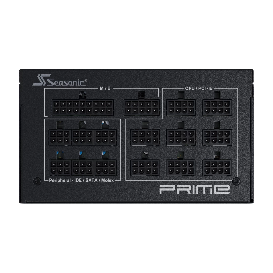 Seasonic PRIME GX-1000 1000W 80+ Gold Full-Modular Fan Control in Fanless Silent & Cooling Mode