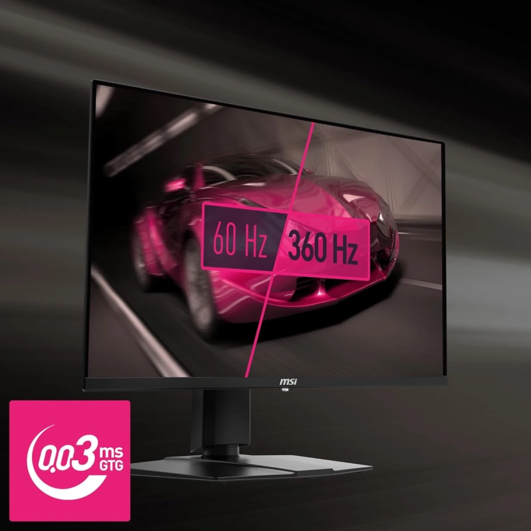 شاشة MSI MPG 321URX مقاس 32 بوصة QD-OLED مضادة للانعكاس بدقة 4K بمعدل تحديث 240 هرتز ووقت استجابة 0.03 مللي ثانية وتقنية HDR400 OLED Care 2.0 ومنفذ HDMI 2.1 Type-C بقدرة 90 وات وتقنية PD AMD FreeSync™
