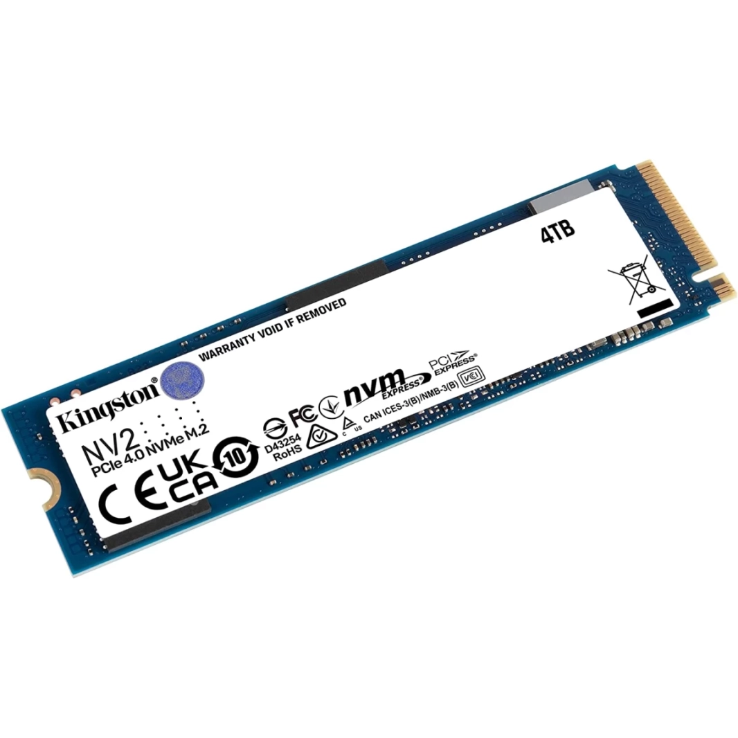 Kingston NV2 4TB M.2 2280 NVMe PCIe 4.0 SSD داخلي يصل إلى 3500 ميجابايت/ثانية