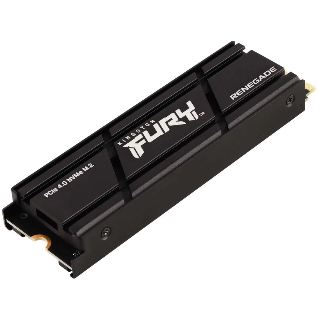 Kingston FURY Renegade 1TB PCIe 4.0 NVMe M.2 SSD بسرعة تصل إلى 7,300 ميجابايت/ثانية مع مشتت حراري وجاهز لـ PS5™