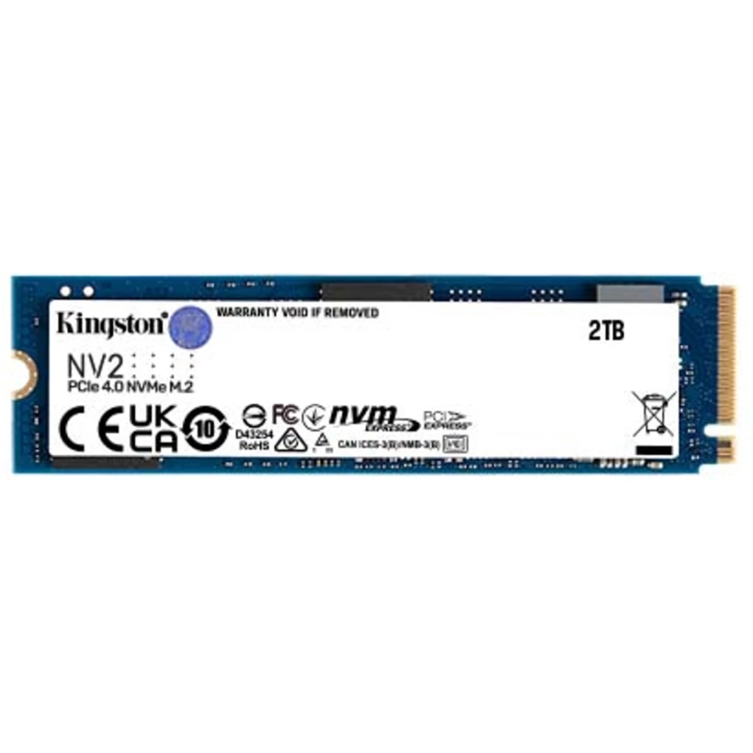 Kingston NV2 2TB M.2 2280 NVMe PCIe 4.0 SSD داخلي يصل إلى 3500 ميجابايت/ثانية